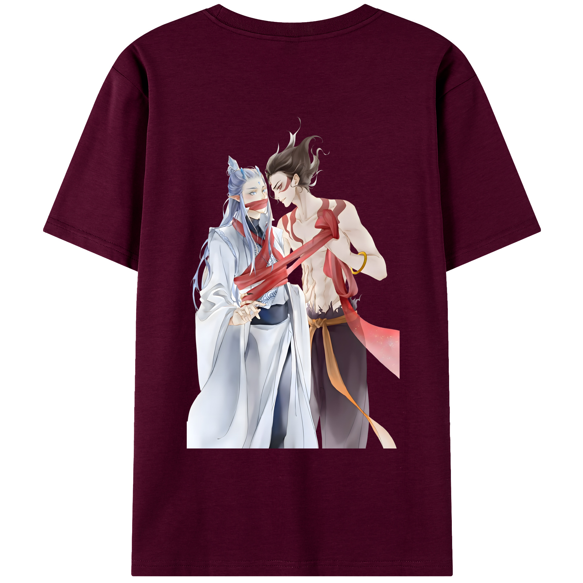 （画像用） Ne Zha 2 ナタ 魔童の大暴れ レディース半袖Tシャツ(バックプリント)
